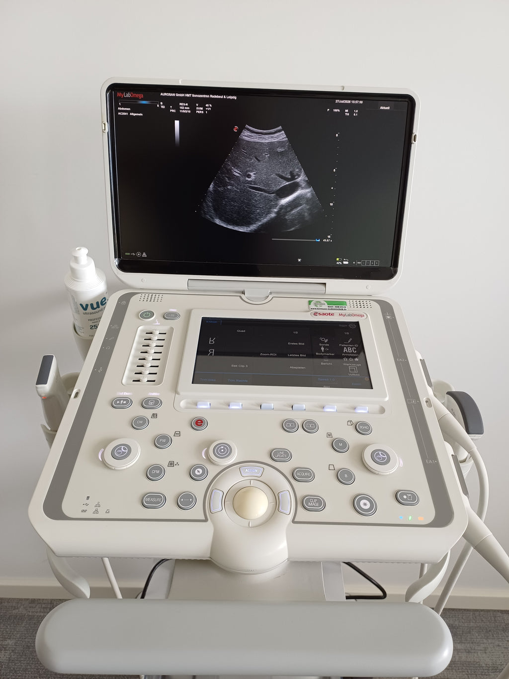 Ultraschallgerät esaote MyLab Omega BJ 23 Demogerät GI mit Trolley, 2 Sonden