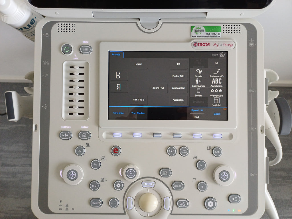 Ultraschallgerät esaote MyLab Omega BJ 23 Demogerät GI mit Trolley, 2 Sonden