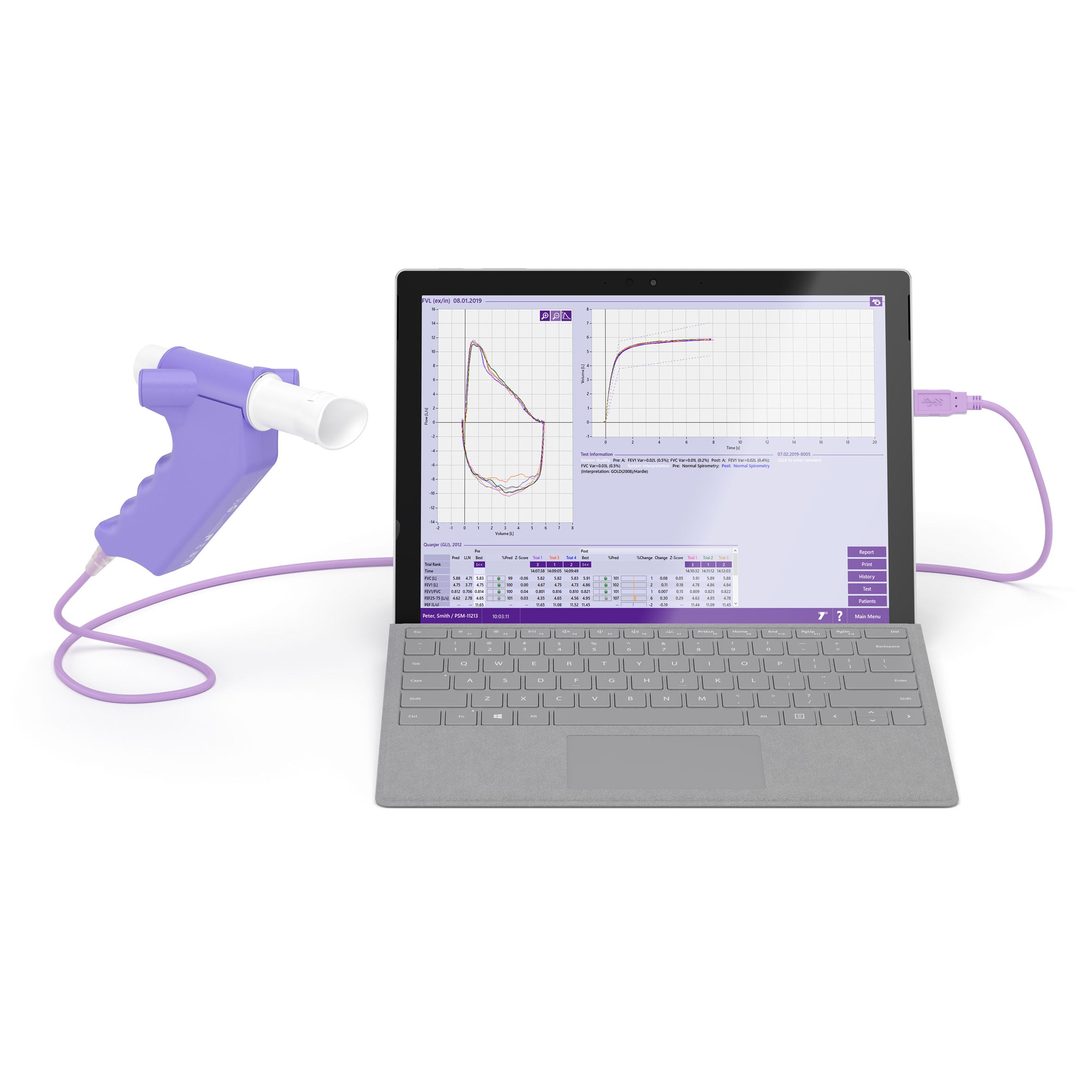 Easy on-PC con sensor manual True Flow (UE = 1)