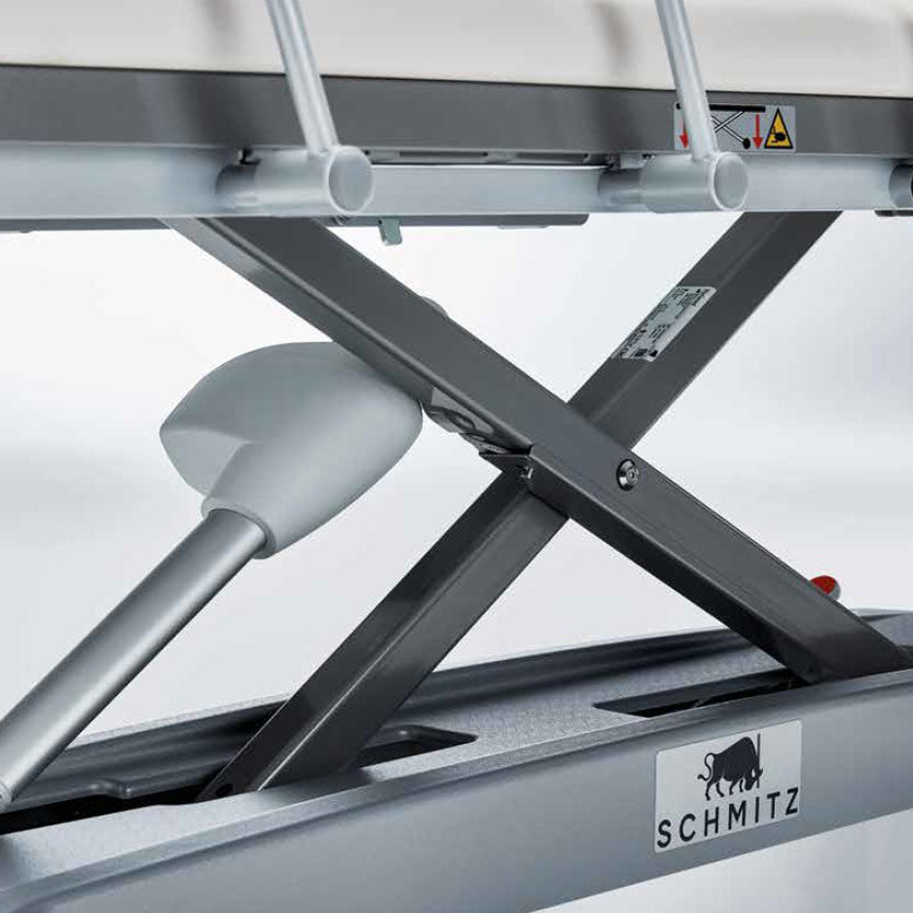 varimed® examination and treatment couch Schmitz, electrically height adjustable, 650 mm wide