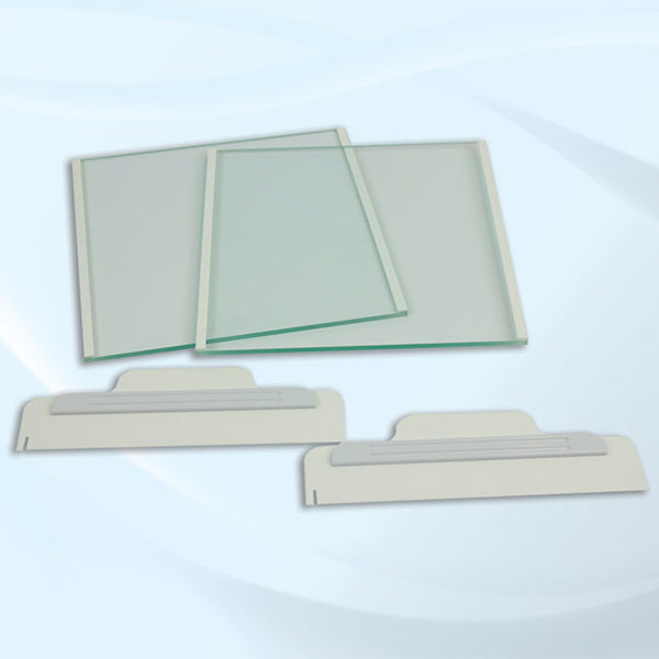 Glass plate Notched 20 x 20cm for IEF