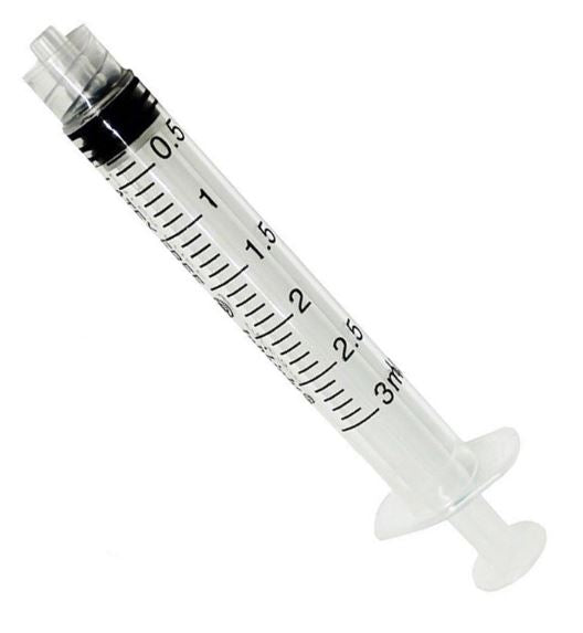 BD™ 3-tlg. Spritze, 3 ml, BD Luer-Lok™, grad. 0,1 ml, Gleitm. Silikonöl (200 Stck)