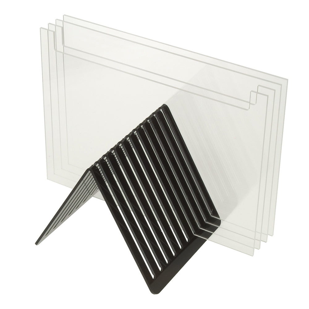 Small Glass Plate Rack