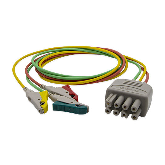 EKG-Patientenkabel 3 Kanäle, 0,8 m (1 Satz)