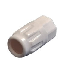 BD™ Luer-Lock-Stopfen mit Gummimembran, Anschluss männlich, weiss (100 Stck)