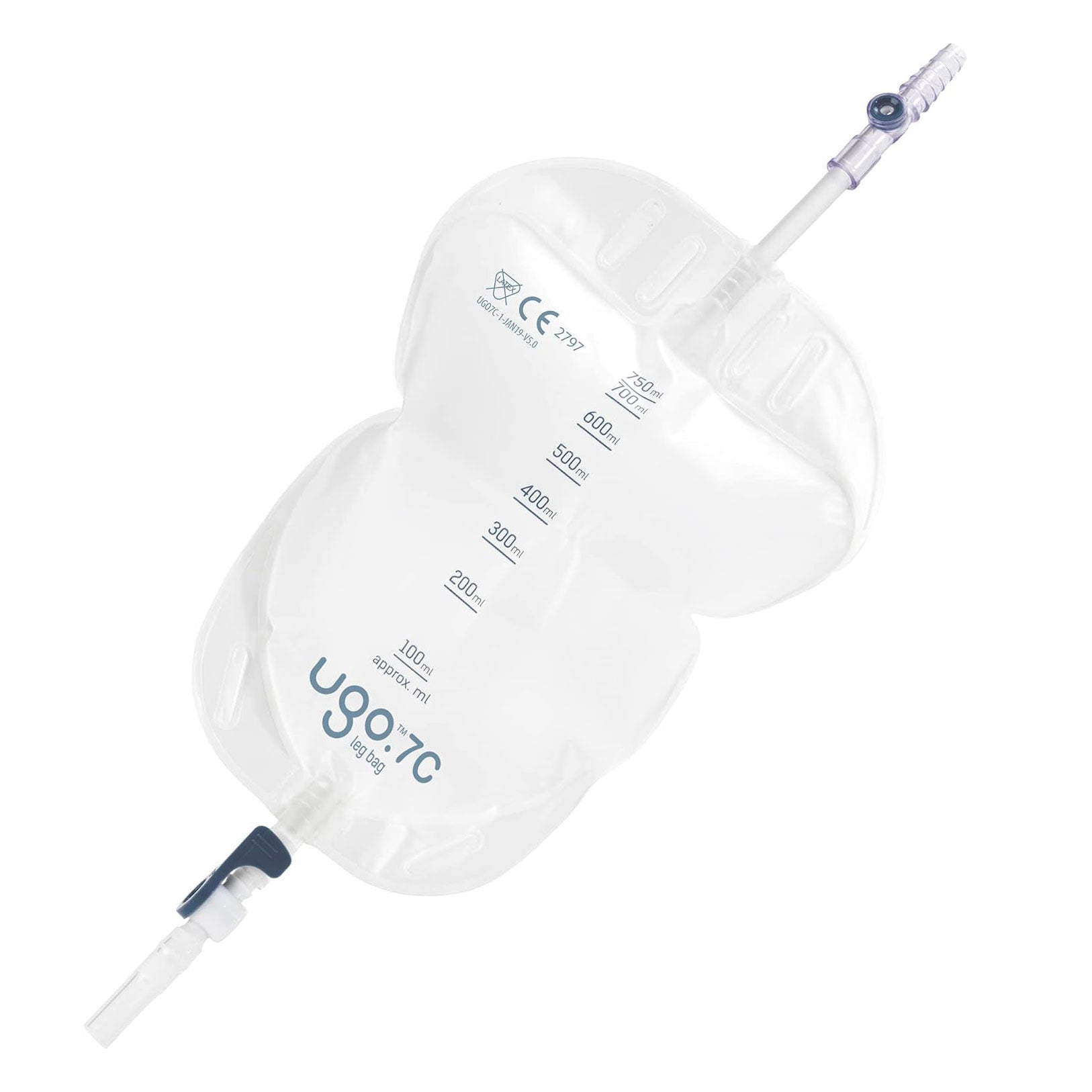 Ugo 7C, Beinbeutel 750 ml, 5cm, Schwenkh (10 Stck)