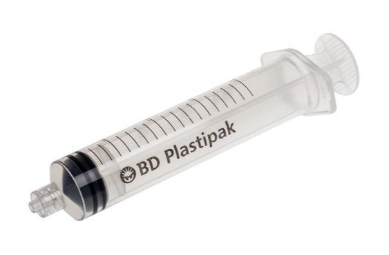Sterile BD™ Plastipak Spritzen, 20 ml, BD Luer-Lok™, grad. 1 ml, Gleitm. Silikonöl (100 Stck)