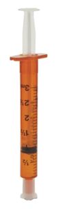 BD™ Oralspritze, mit Verschlusskappe, 3 ml, grad. 0,1 ml, zentrisch (500 Stck)