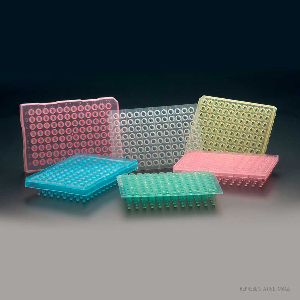 96 Well Raised Rim PCR Plate (PE) N (10 p.)