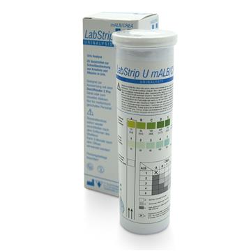 Mikroalbumin-& Kreatinin-Teststreifen (25 Stck.)