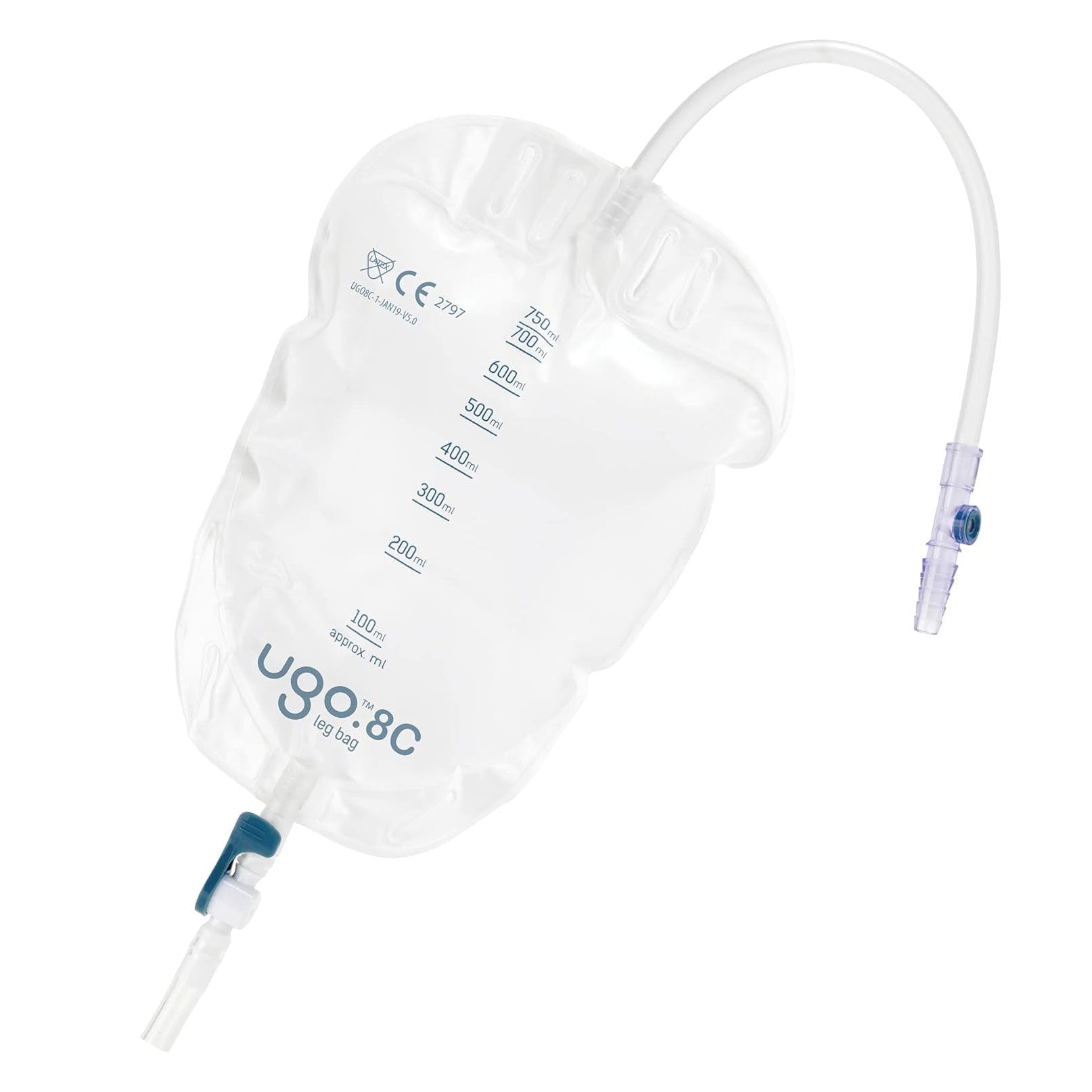 Ugo 8C, Beinbeutel 750ml, 25cm, Schwenkh (10 Stck)