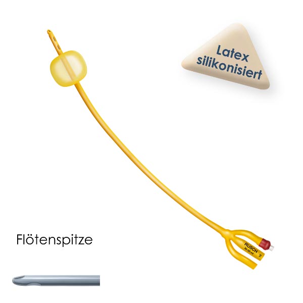 Rüsch Gold Latex, 40cm, 3-lum,Flöte, CH20, 30-50ml (10 Stck)