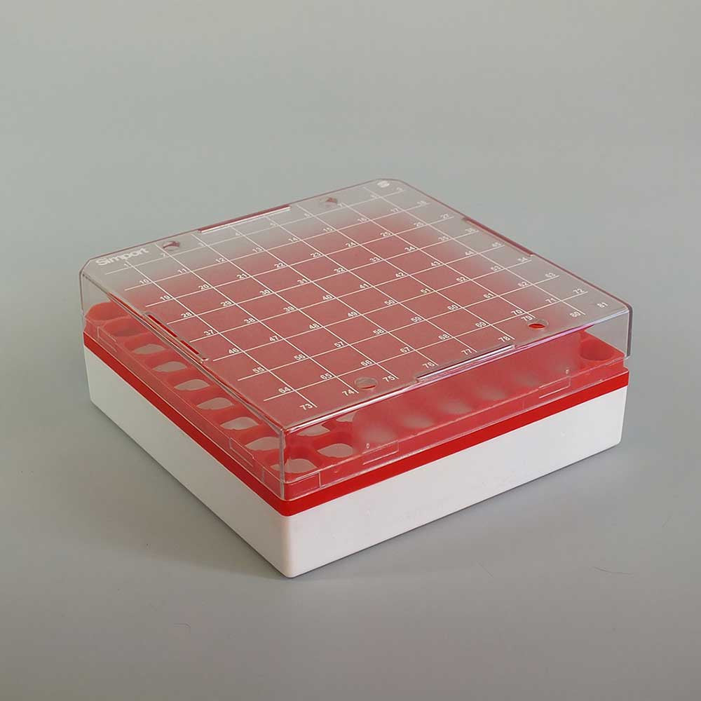 81 Plätze Cryobox Rot (4 Stk.)