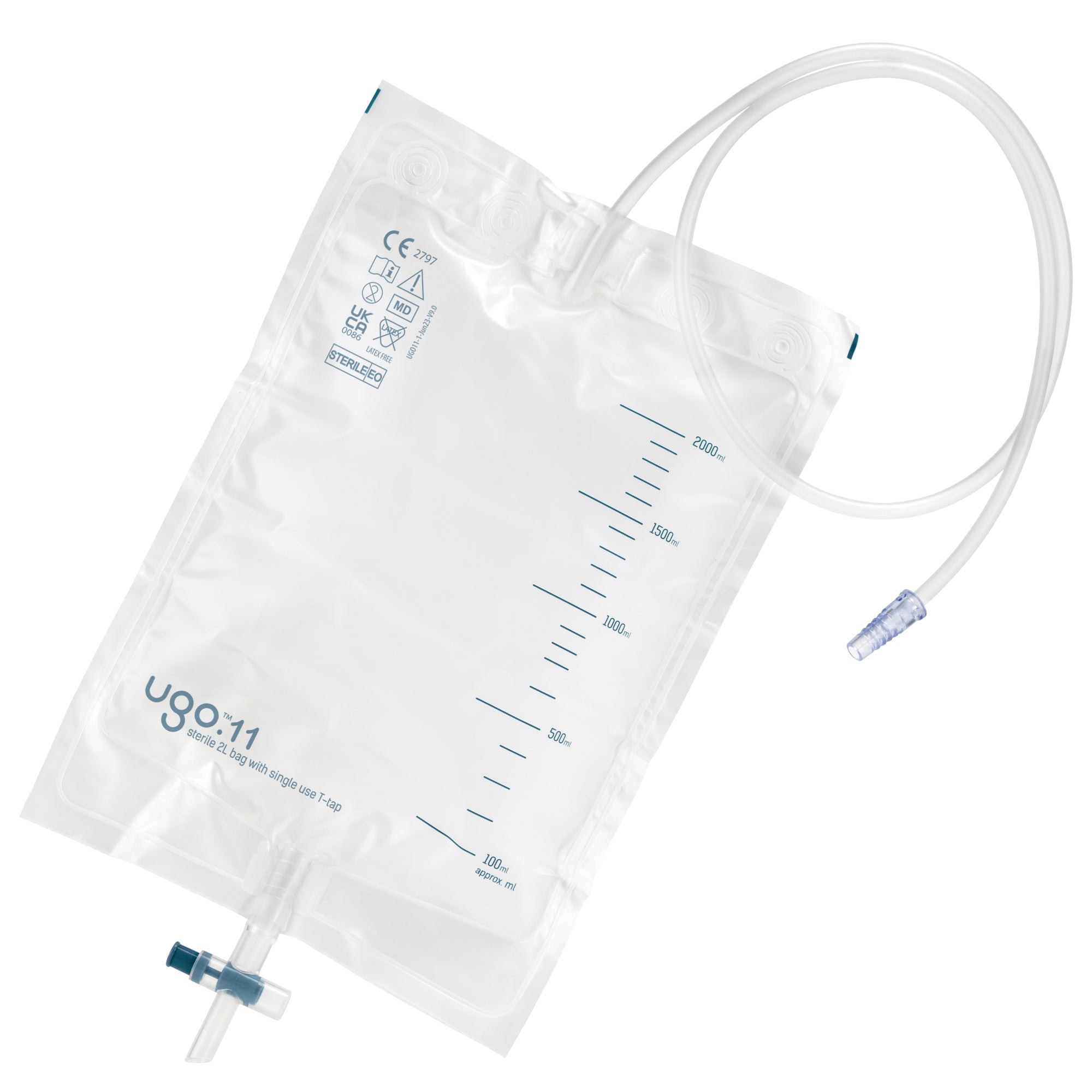 Ugo 11 Drainagebeutel 2L, 90cm, mit Ablass, steril (10St)