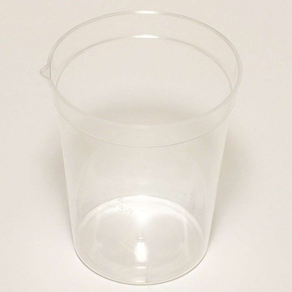 180-ml-Becher, PS, Graduierung 25/Hülse, unsteril (500 St.)