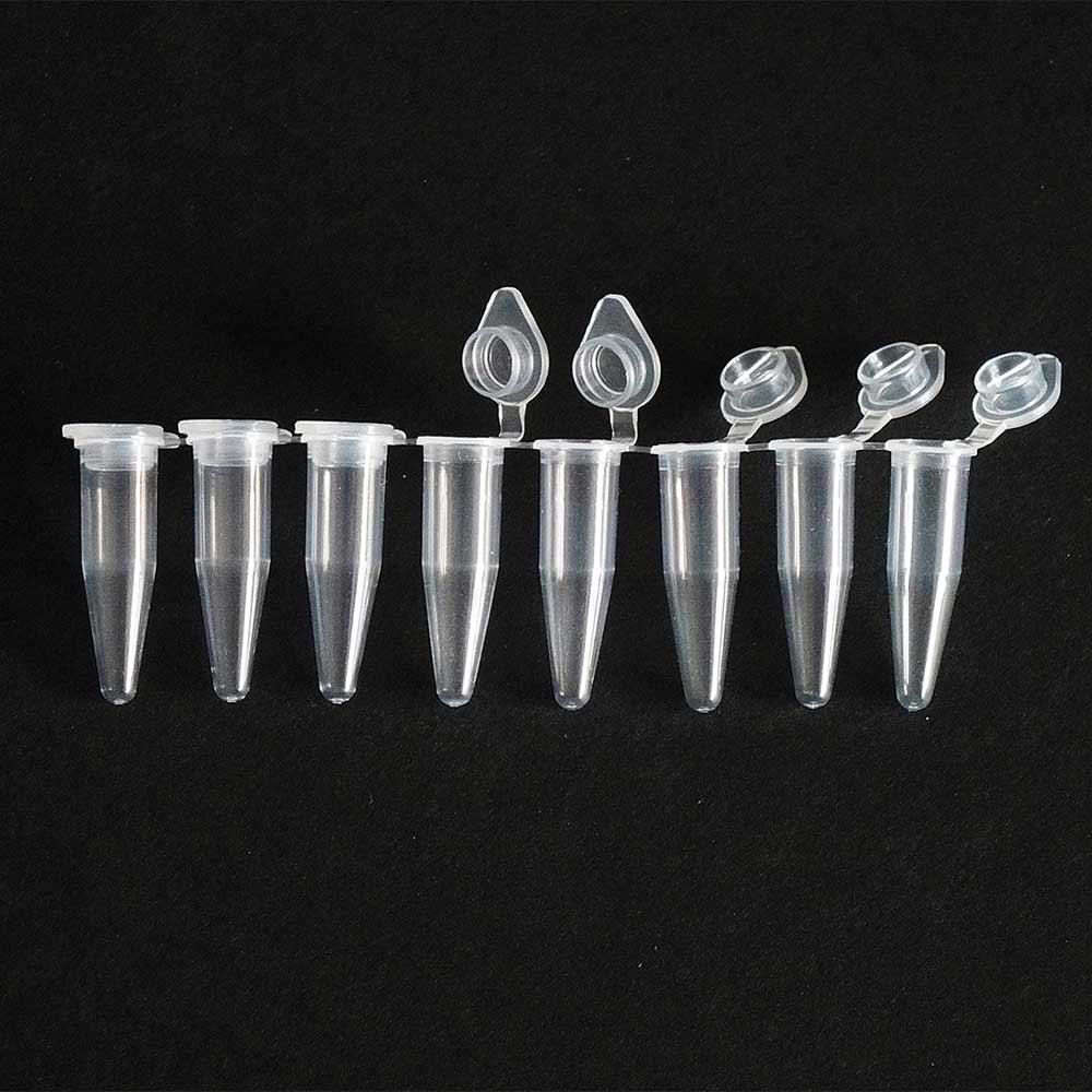 0.2ml 8-strip tubes & ind flat caps (120 p.)