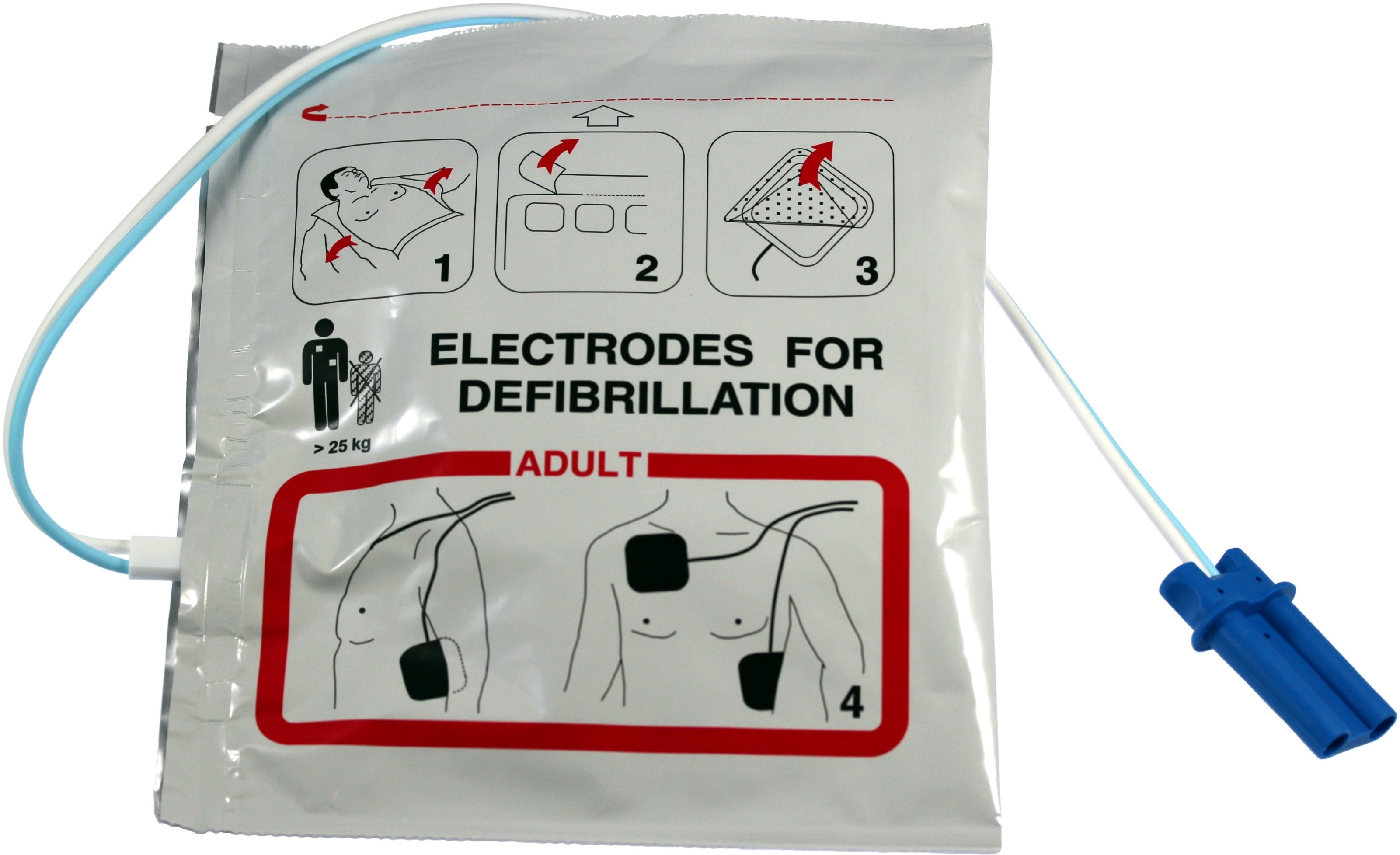 Defi-Pads für AED FRED easy für Erw. - 1 Paar