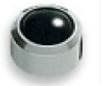 (mini) NFM307W Runder Stecker schwarzer Onyx (1 Paar)