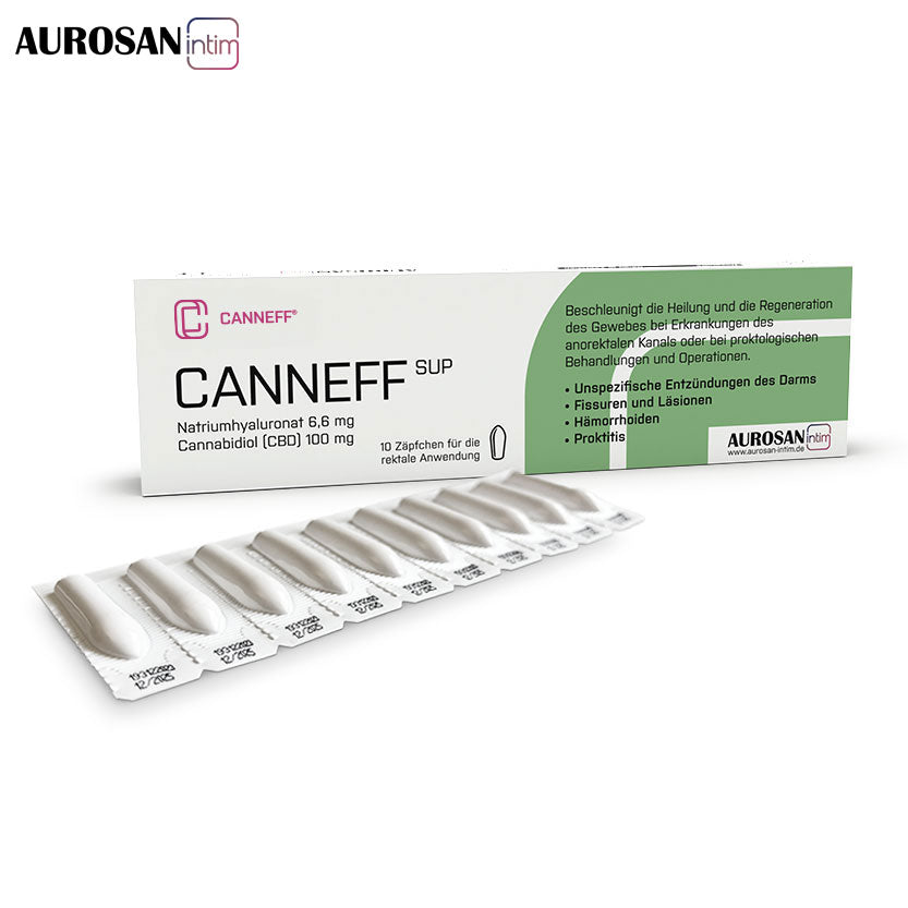 CANNEFF® SUP Rectal Suppositories (10 pcs)