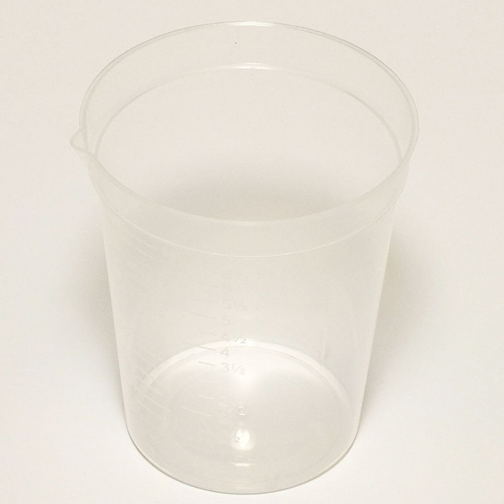 180-ml-Becher, PP, Graduierung 25/Hülse, unsteril (500 St.)