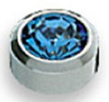 (mittel) R209Y TI Runder Stecker Sept. Titan (12 Paare)