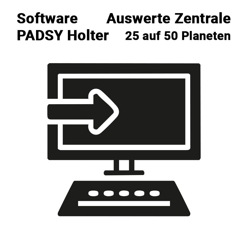 Auswerte- Zentrale, 25 auf 50 PADSY Holter