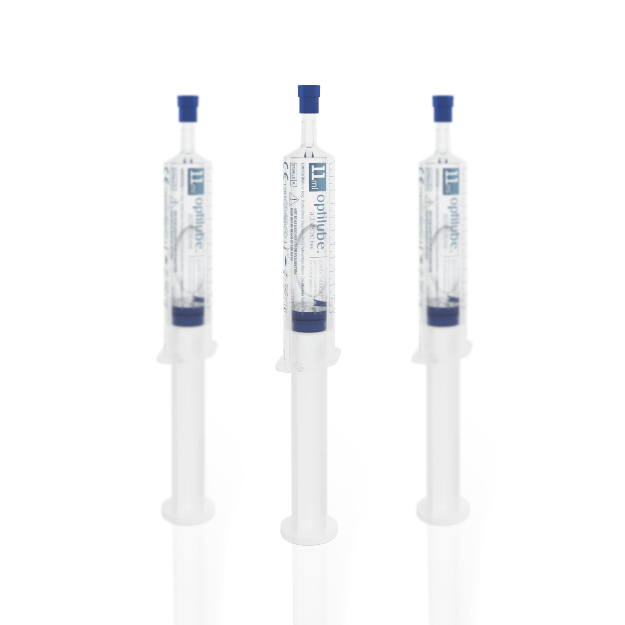 optiLube active CHG Free™ Gleitgel 11ml (200 Spritzen zur Katheterisierung) mit Lidocain 2%
