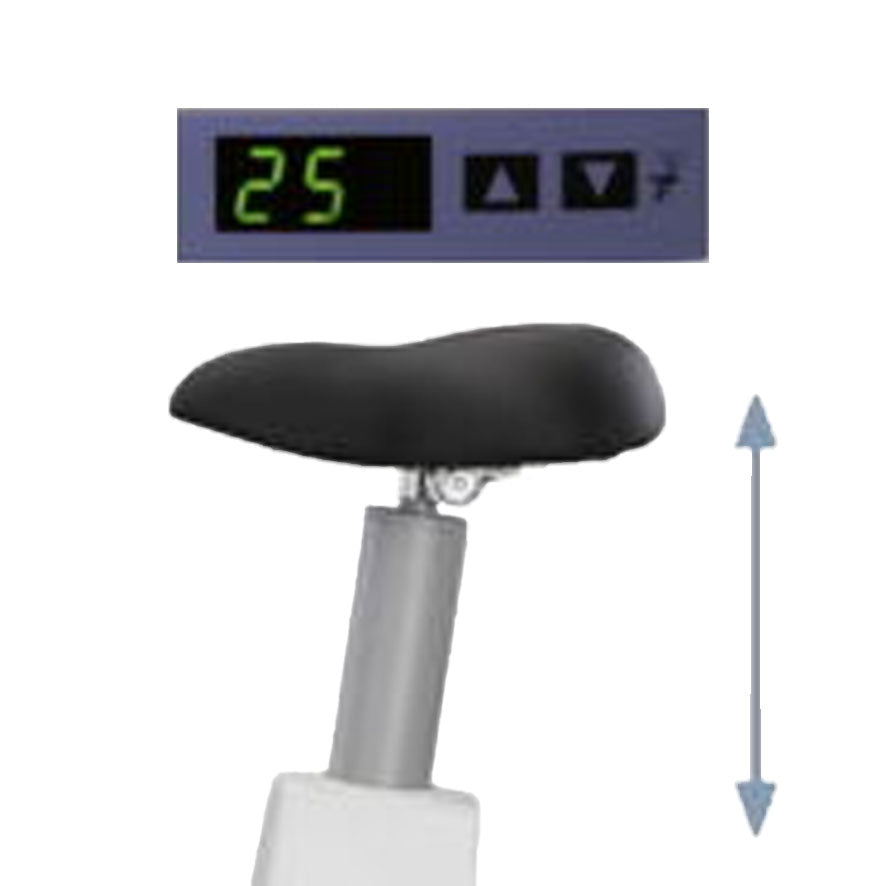 Sattelhöhenverstellung mit Motor