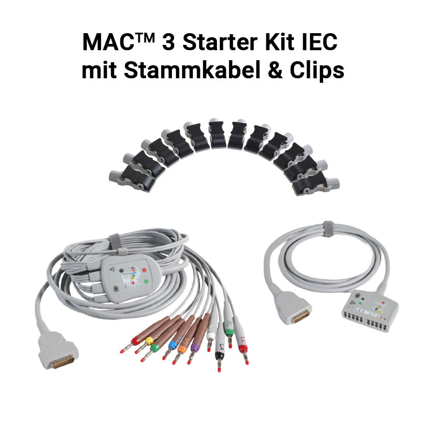 MAC 3 Starter Kit IEC mit Stammkabel und Clips