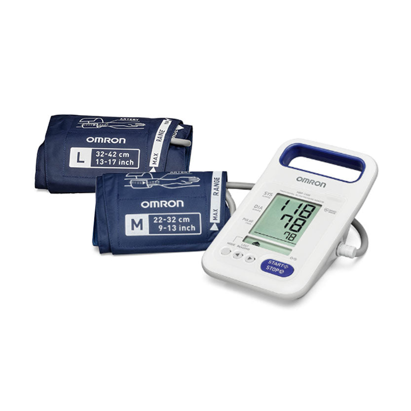 Blutdruckmessgerät OMRON HBP-1320 - inkl. Manschette L 32-42 cm und M 22-32 cm + NT Akku