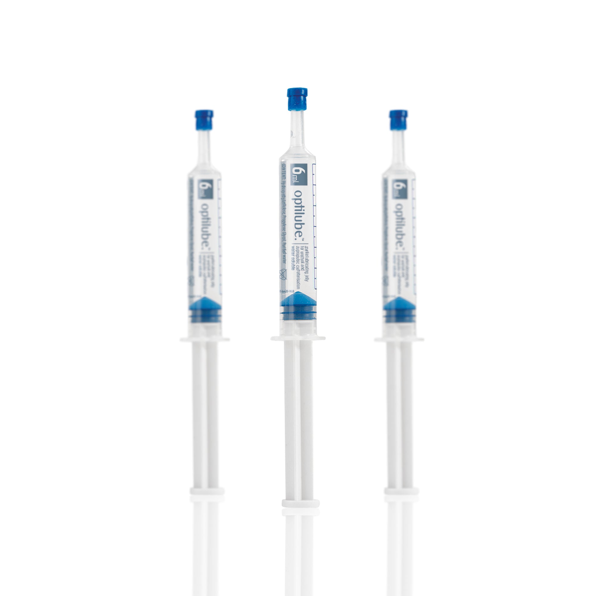 optiLube™ Gleitgel 6ml (250 Spritzen) f. die Katheterisierung -ohne Lidocain, CHG oder Benzoate