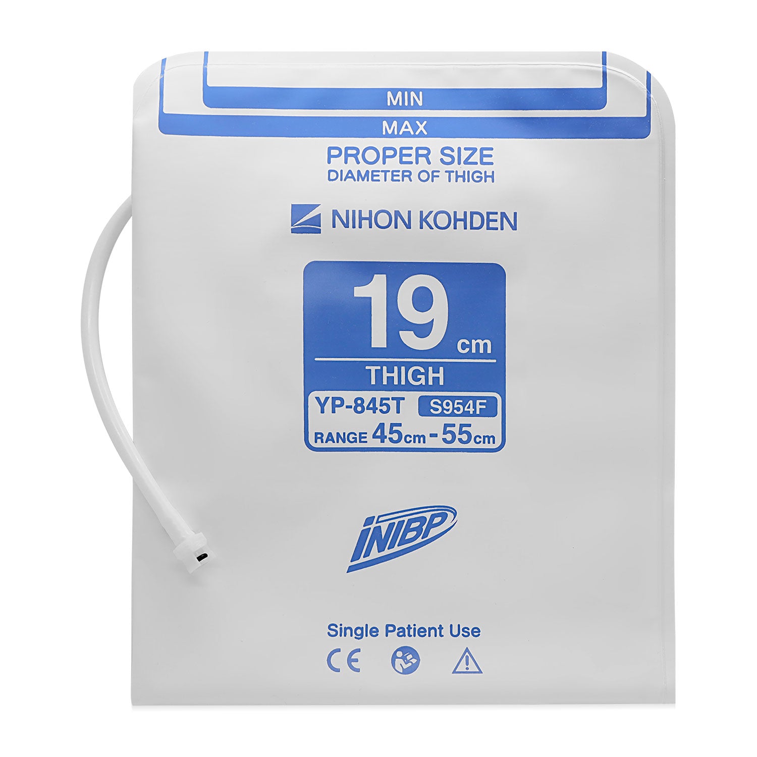 NIBP Einmalmanschetten XL, B 19cm, U 45-55cm (20 Stck)