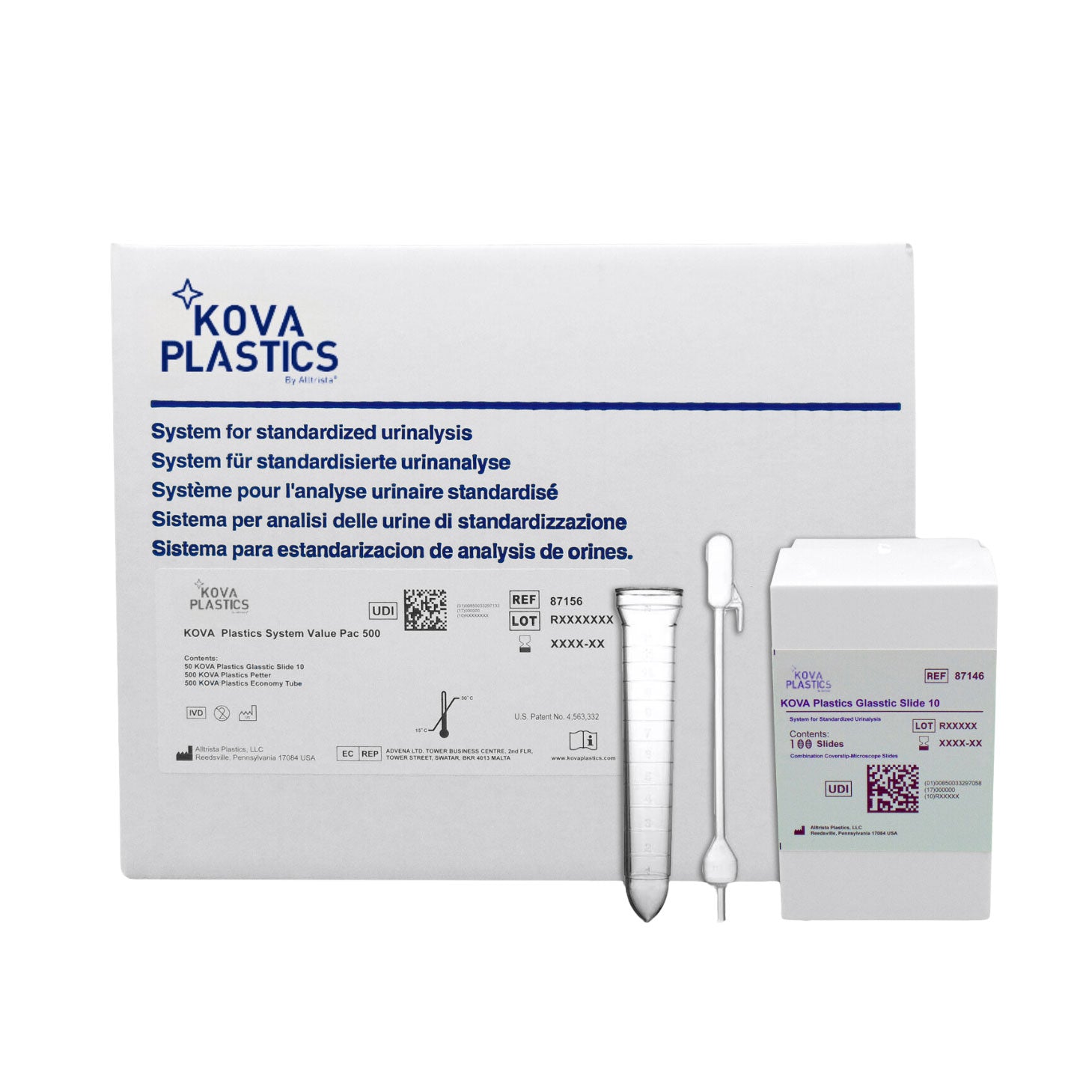 500x Paket aus Kova Plastics by Alltrista®