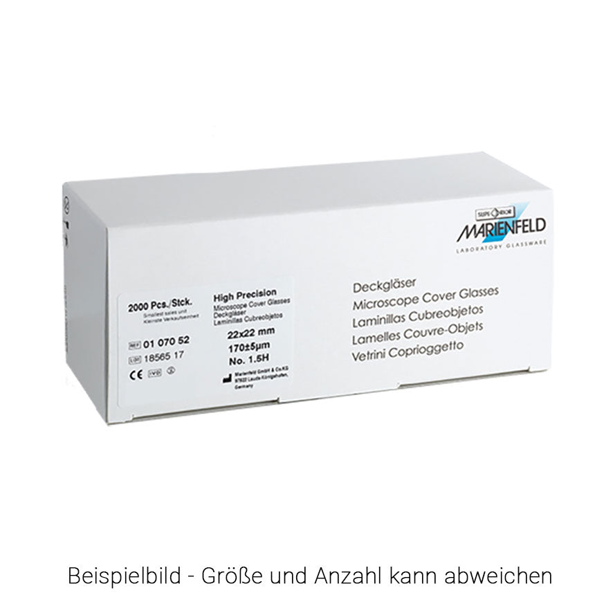 Präzisionsdeckgläser (24 x 50 mm; 1000 Stck)