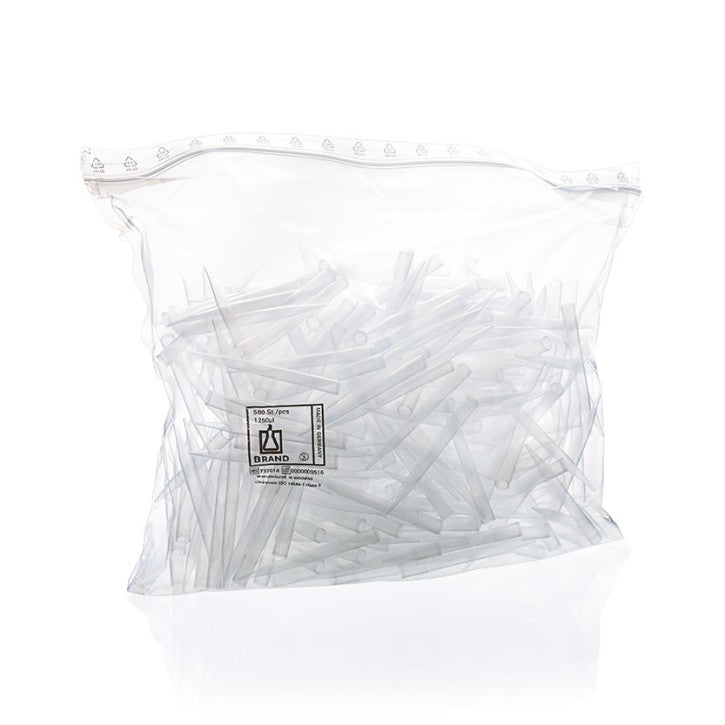 Puntas de pipeta 50-1250µl, a granel, sin esterilizar (500 unidades)