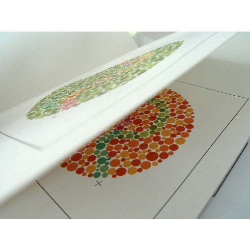 10 Farbtafeln nach Ishihara mit Symbolen