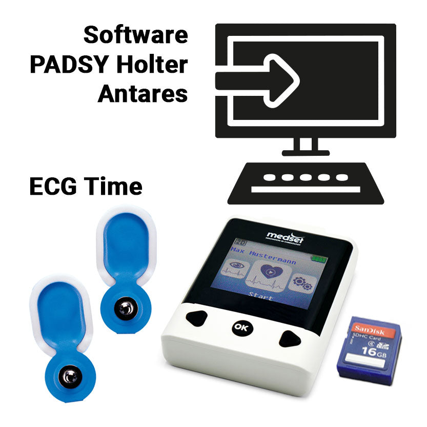 Paket LZ-EKG SW Antares Padsy Holter & Recorder ECG Time
