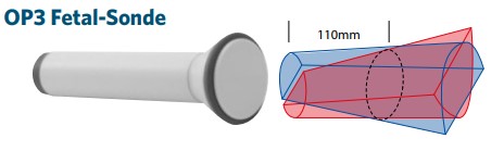 XS-OP3 Fetal-Sonde (110mm Tiefe)