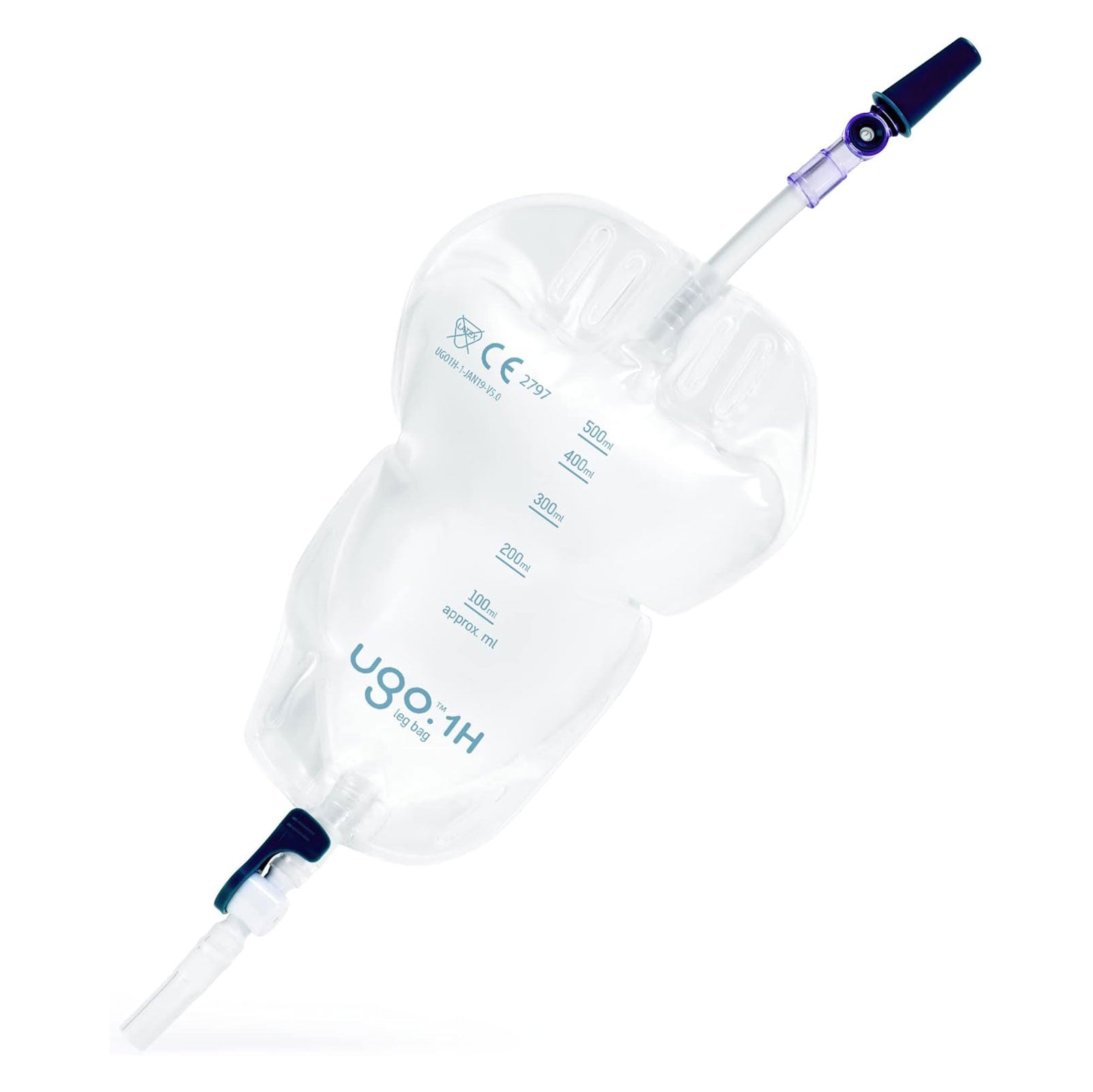Ugo 1H, Beinbeutel 500ml, 5cm, Schwenkh (10 Stck)