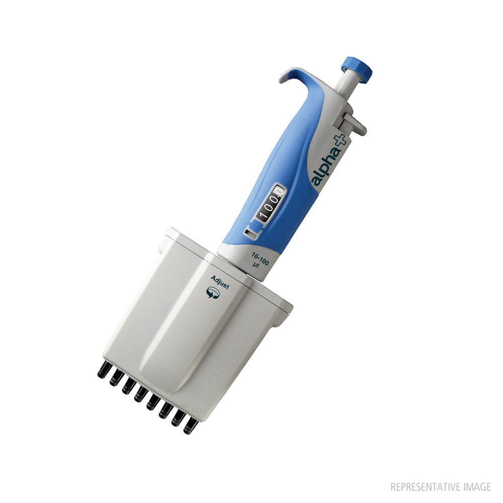 Alpha+ Pipette 20-200µl variable vol, 8-Kanal