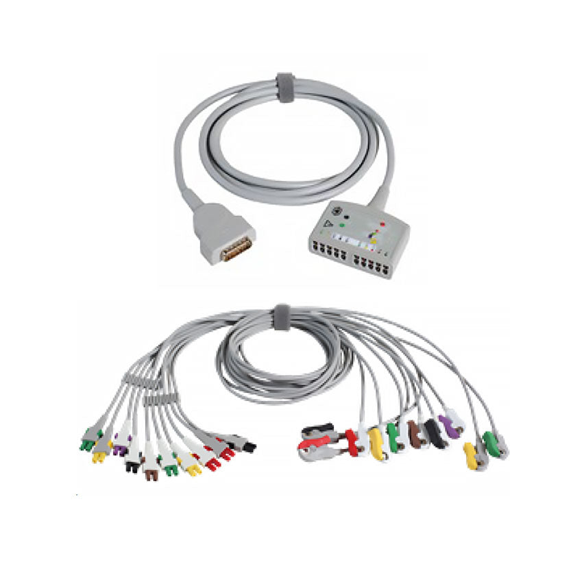 MAC 7 Elektrodenleitungen Kit 3: Multi-Lead, Klammer IEC