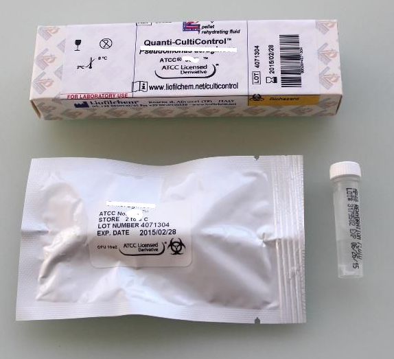 Escherichia coli ATCC ® 8739 ( 1 pellet + 1 rehydrating fluid )
