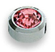 (mini) NFM210W Runder Stecker Okt. silber (12 Paare)