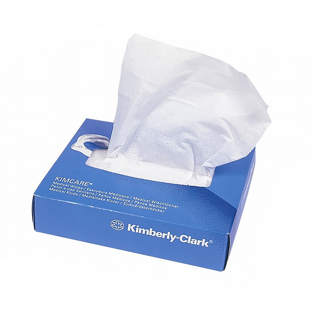 Kimcare Medizinische Tücher, 21 x 11 cm, 76 Stück pro Karton (144 x 76 St.)er box