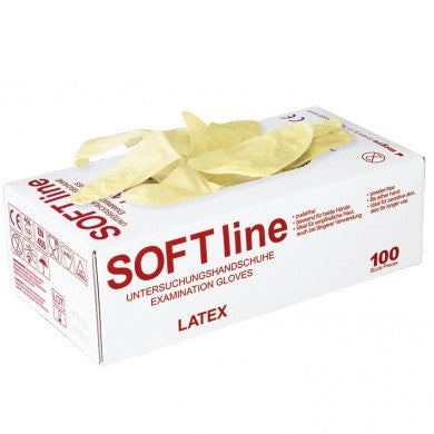 Handschuhe unsteril, Latex, S /6-7 (100 Stck.)