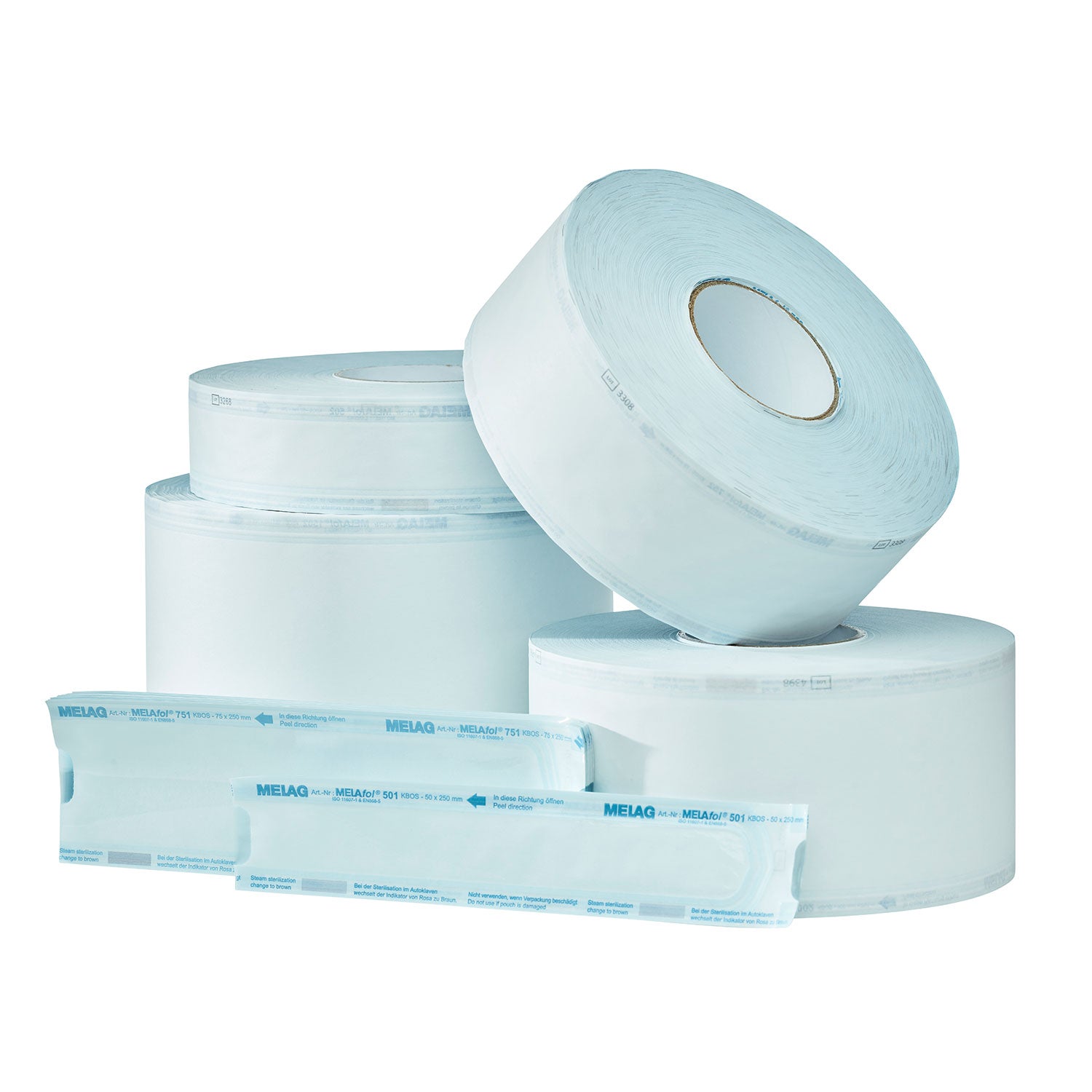 MELAfol 7,5cm x 200m Sterilisierverpackung (Rolle)
