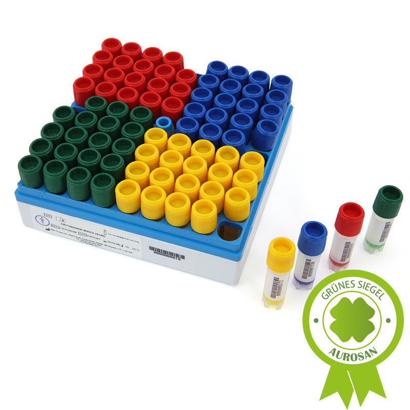 Cryobank® - 80 gemischte Röhrchen mit Kryomedium