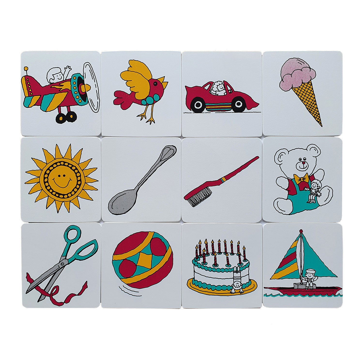 Piloten Bildkärtchen (12 Stck.)