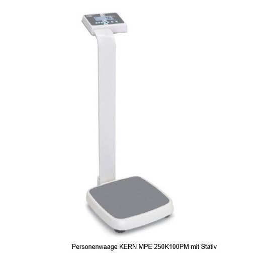 Personenwaage MPE 250K100PM mit Stativ