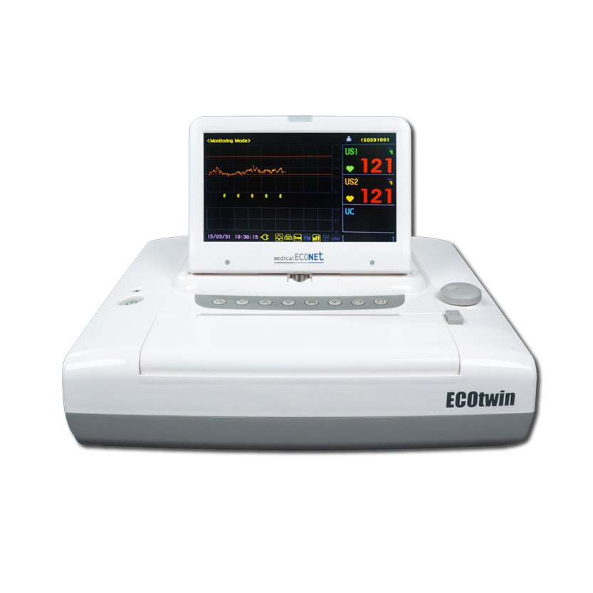 Zwillings Fetalmonitor ECOtwin LCD 7"